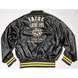 VTG ARISTO JAC I.A.T.S.E. LOCAL 792 STAGE CREW PLYMOUTH MASS Jacket - Men Large